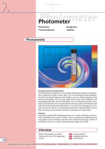 λ  Photometer Photometer Photometer