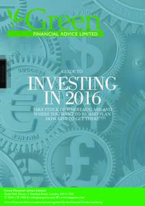 FINANCIAL GUIDE  GUIDE TO INVESTING IN 2016