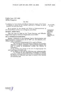 PUBLIC LAW[removed]—NOV. 26, [removed]STAT[removed]Public Law[removed]107th Congress