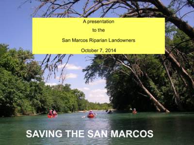 San Marcos River State Park 11/9