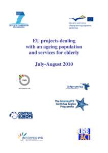 EU projects dealing with an ageing population and services for elderly July-August 2010  Table of contents
