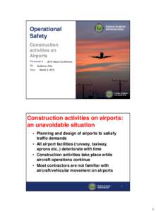 Operational Safety Federal Aviation Administration