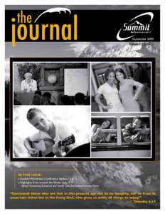 the  journal September 2009 Volume 9 Issue #09