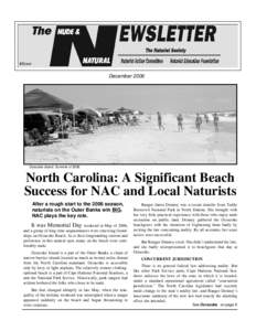 DecemberOcracoke Island. Summer ofNorth Carolina: A Significant Beach Success for NAC and Local Naturists
