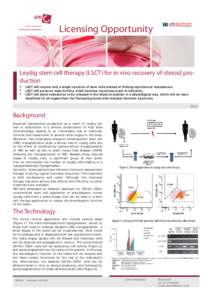 Leydig stem cell therapy for in vivo recovery of steroid production.indd