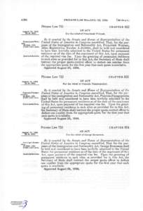 A184  PRIVATE LAW 731-AUG. 23, 1954 Private Law 731