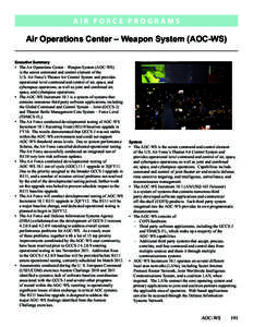 United States Department of Defense / Defense Information Systems Agency / Military / Air and Space Operations Center / United States Air Force / 157th Air Operations Group / Military science / Command and control / Global Command and Control System