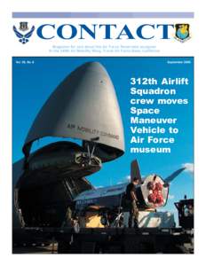 CONTACT Magazine for and about the Air Force Reservists assigned to the 349th Air Mobility Wing, Travis Air Force Base, California Vol. 26, No. 9  September 2008