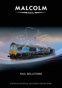 RAIL SOLUTIONS  practical solutions, successful partnerships 02