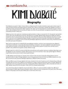 Microsoft Word - Kimi Djabaté Biography.doc
