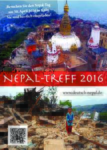 ag Besuchen Sie den Nepal-T am 30. April 2016 in Köln. ! Sie sind herzlich eingeladen
