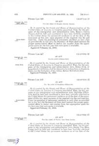 A14  PRIVATE LAW 4 4 6 ~ F E B . 14, 1952 Private Law 446 February 14, 1952