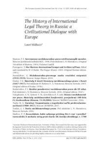 Russian law / Soviet law / Bibliophiles / William Elliott Butler / Friedrich Martens / Russian culture / Russia / International law / Moscow State Institute of International Relations / Asia / Ethnic groups in Europe / Europe