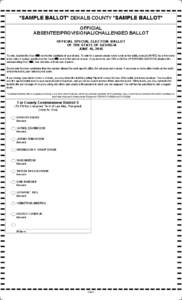 Absentee ballot / Spoilt vote / Ballot / Government / Write-in candidate / Electoral fraud / Elections / Politics / Voting