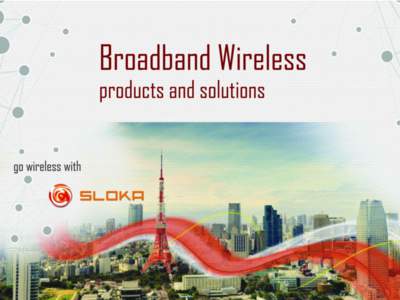 Copyright Sloka Telecom Pvt Ltd  Executive Summary