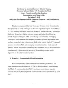 Tuareg / War on Terror / Mali / National Movement for the Liberation of Azawad / Al-Qaeda Organization in the Islamic Maghreb / Azaouad / Outline of Mali / Tuareg Rebellion / Africa / Politics / Political geography