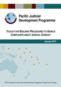 Toolkit for Building Procedures to Handle Complaints about Judicial Conduct