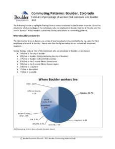 Microsoft Word[removed]Boulder Commuting Patterns Study
