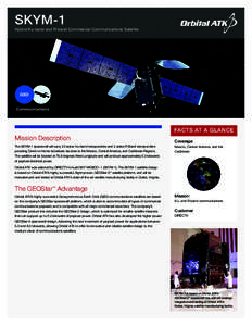 SKYM-1  Hybrid Ku-band and R-band Commercial Communications Satellite GEO Communications