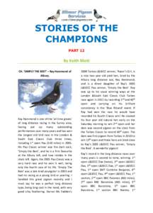 STORIES OF THE CHAMPIONS PART 12 By Keith Mott CH. ‘SIMPLY THE BEST’ – Ray Hammond of