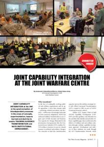 Allied Command Transformation / Joint Analysis and Lessons Learned Centre / Joint Warfare Centre / Concept Development and Experimentation / Military units and formations of NATO / NATO / Military