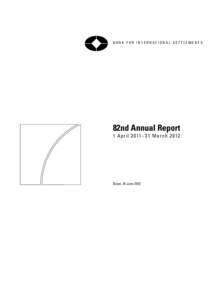 Index and letter of transmittal - BIS 82nd Annual Report - June 2012