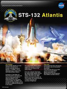 National Aeronautics and Space Administration  STS-132 Atlantis The mission: Space shuttle Atlantis’ six crew