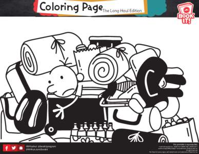 Coloring Page  The Long Haul Edition @pizzahut @bookitprogram pizzahut.com/bookit