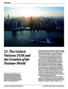 fdr4freedoms  17. The United Nations: FDR and the Creation of the Postwar World