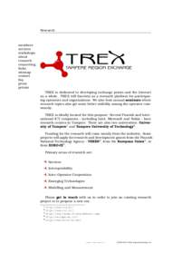 Trex / Tampere Region Exchange / Internet / Roaming / Interoperability / NAT64