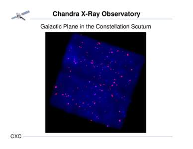 Chandra X-Ray Observatory  Galactic Plane in the Constellation Scutum CXC
