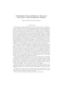 Logic / Theory of computation / Turing degree / Enumeration / Constructible universe / Forcing / Mathematical logic / Mathematics / Computability theory