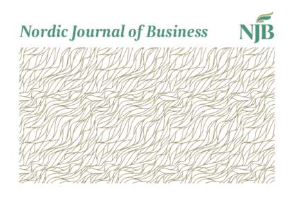 Nordic Journal of Business  Aims and Scope Editorial Policy