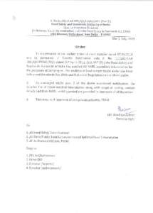 Annexure-­­I  Validity Period of FSSAI Notified NABL Accredited Food Testing Laboratories [S.OE) datedfor the purposes of carrying out Analysis of Samples Taken under Section 47 of the Food Safety 
