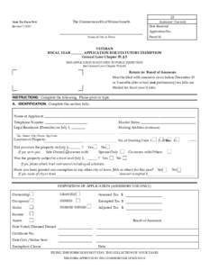 State Tax Form 3ABC______Assessors’ Use only