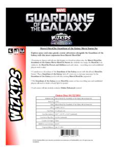 Marvel HeroClix: Guardians of the Galaxy Movie Starter Set 