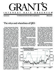 ® Vol. 29, No. 8a april 22, 2011  Two Wall Street, New York, New York 10005 • www.grantspub.com