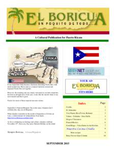 A Cultural Publication for Puerto Ricans  YOUR AD It was hoped that Erika became a hurricane drenching Puerto Rico with much needed rain. But it came as a tropical rainstorm instead and bypassed Puerto Rico all together.
