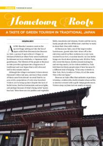 Feature  TOURISM IN JAPAN Hometown Roots