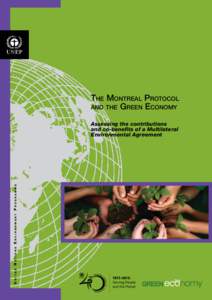 The Montreal Protocol and the Green Economy  Section 01 The Montreal Protocol and the Green Economy
