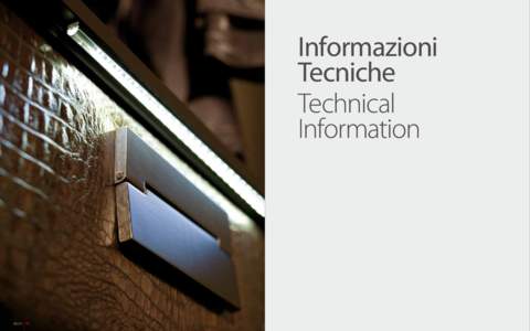 Informazioni Tecniche Technical Information  NIGHT