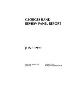 GEORGES BANK REVIEW PANEL REPORT JUNENATURAL RESOURCES
