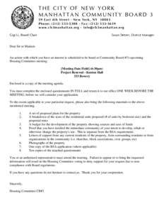 Microsoft Word - housing committee questionnaire