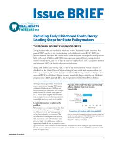 Issue Brief:  Reducing Early Childhood Tooth Decay: Leading Steps for State Policymakers