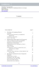 Cambridge University Press[removed]The Politics of Constitutional Review in Germany Georg Vanberg Table of Contents More information