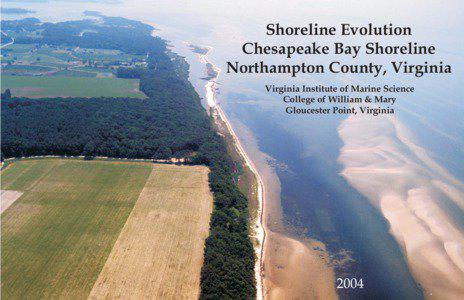 Shoreline Evolution Chesapeake Bay Shoreline Northampton County, Virginia