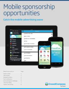 Mobile sponsorship opportunities | Cvent