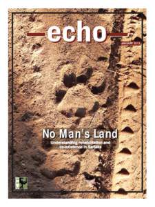 echo No Man’s Land Understanding rehabilitation and co-existence in Sariska  JANUARY 2013
