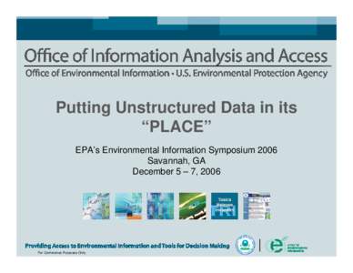 Putting Unstructured Data in its Place