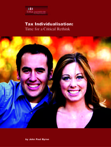Tax Individualisation: Time for a Critical Rethink by John Paul Byrne  Foreword